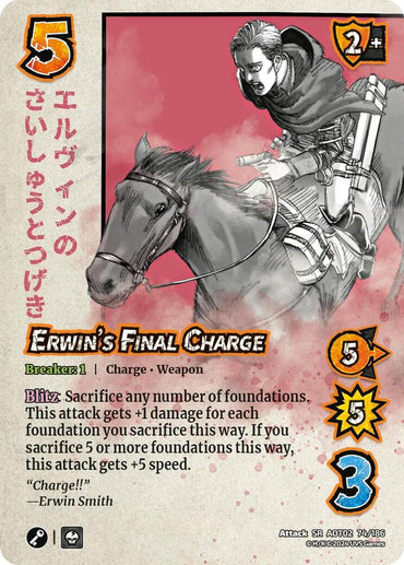 Erwin's Final Charge - Attack On Titan: Origins of Power (AOT02)