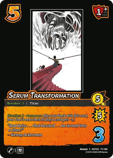 Serum Transformation - Attack On Titan: Origins of Power (AOT02)
