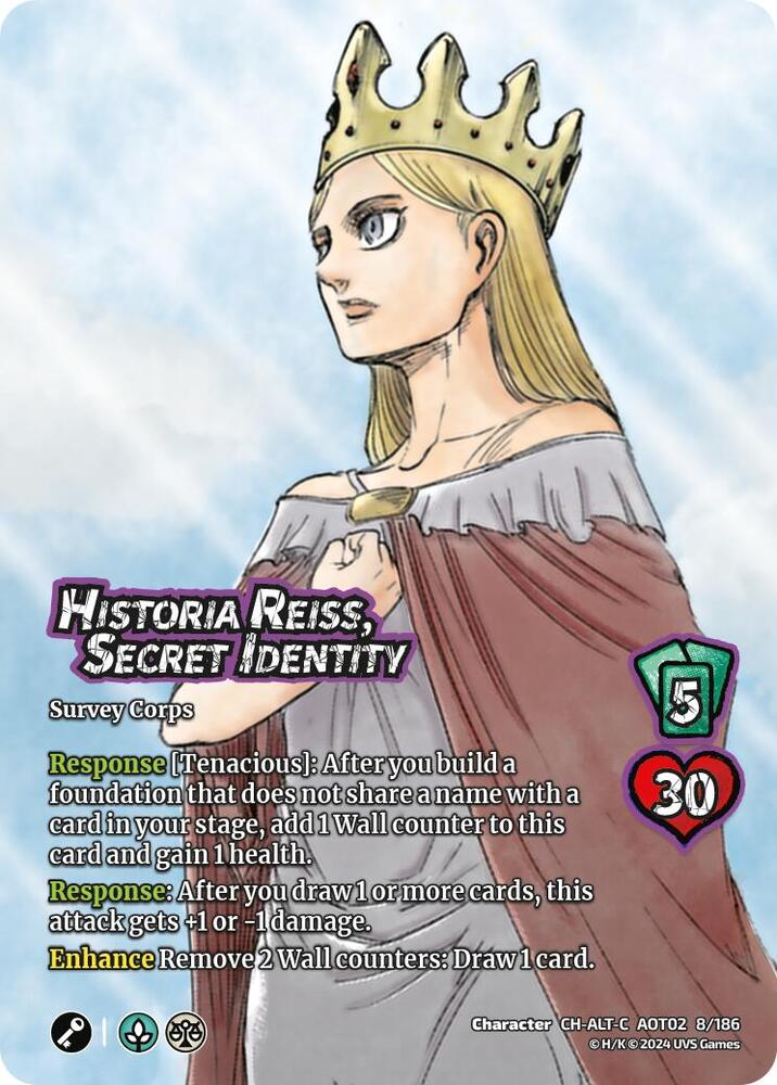 Historia Reiss, Secret Identity (Alternate Art) - Attack On Titan: Origins of Power (AOT02)