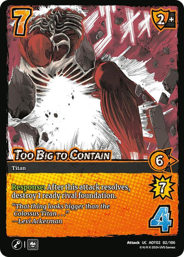 Too Big to Contain - Attack On Titan: Origins of Power (AOT02)