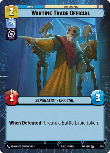 Wartime Trade Official (305) (Hyperspace) (305) [Twilight of the Republic]