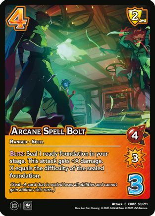 Arcane Spell Bolt