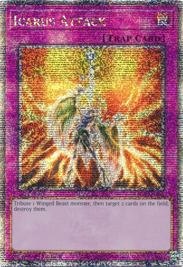 Icarus Attack (Quarter Century Secret Rare) [RA03-EN165] Quarter Century Secret Rare