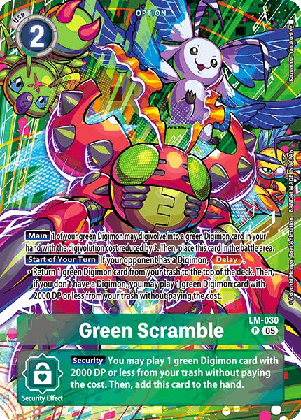 Green Scramble [LM-030] (Alternate Art) [Starter Deck: Protector of Light]