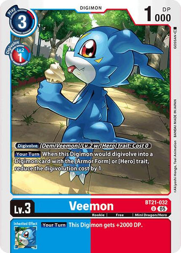 Veemon [BT21-032] [World Convergence]