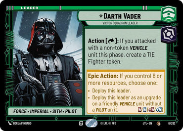 Darth Vader - Victor Squadron Leader (006/262) (006/257) [Jump to Lightspeed]