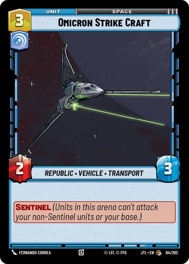 Omicron Strike Craft (064/262) (064/262) [Jump to Lightspeed]