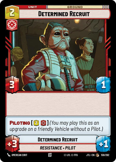 Determined Recruit (159/262) (159/262) [Jump to Lightspeed]