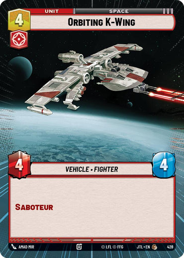 Orbiting K-Wing (428) (Hyperspace) (428) [Jump to Lightspeed]