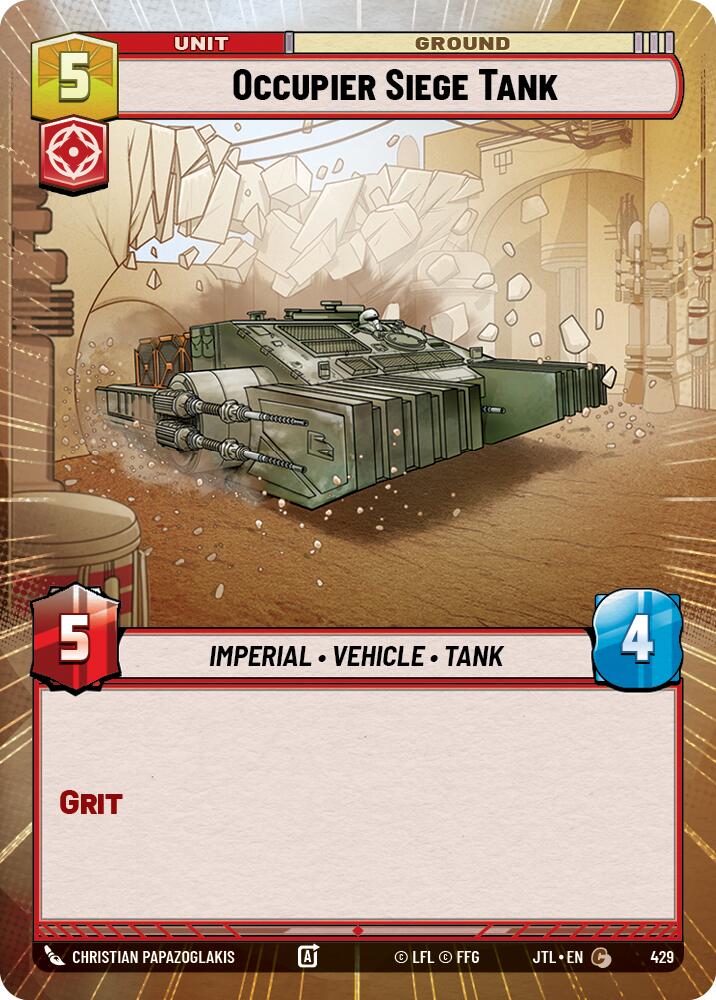 Occupier Siege Tank (429) (Hyperspace) (429) [Jump to Lightspeed]