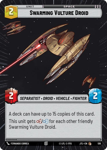 Swarming Vulture Droid (518) (Hyperspace) (518) [Jump to Lightspeed]