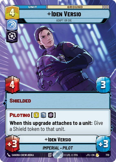Iden Versio - Adapt or Die (770) (Hyperspace Foil) (770) [Jump to Lightspeed]
