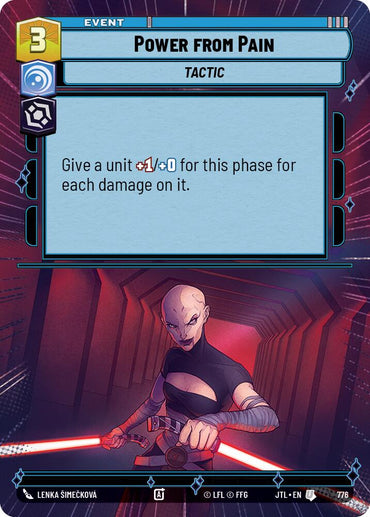 Power from Pain (776) (Hyperspace Foil) (776) [Jump to Lightspeed]