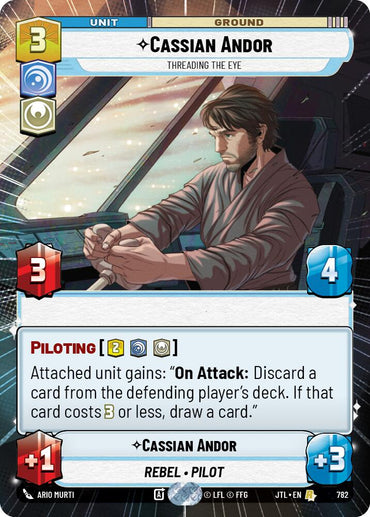 Cassian Andor - Threading the Eye (782) (Hyperspace Foil) (782) [Jump to Lightspeed]