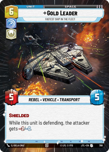 Gold Leader - Fastest Ship in the Fleet (788) (Hyperspace Foil) (788) [Jump to Lightspeed]