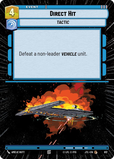 Direct Hit (812) (Hyperspace Foil) (812) [Jump to Lightspeed]