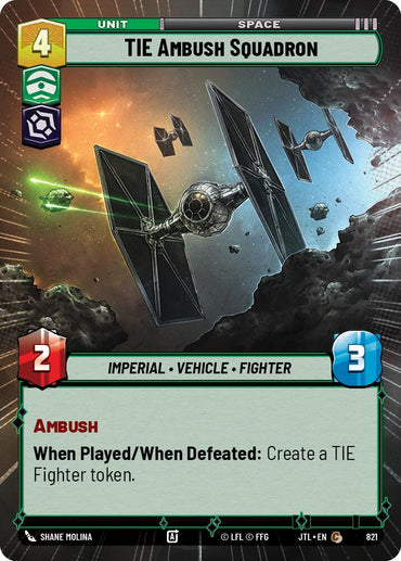TIE Ambush Squadron (821) (Hyperspace Foil) (821) [Jump to Lightspeed]