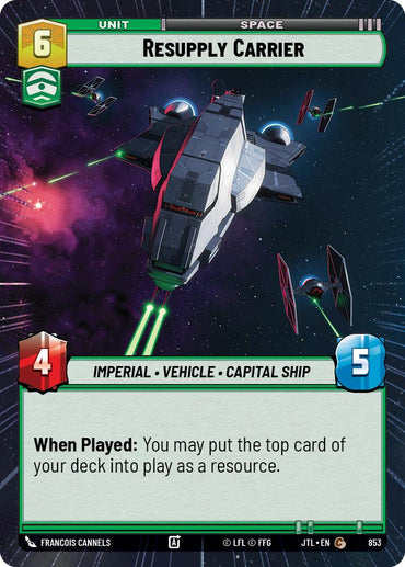 Resupply Carrier (853) (Hyperspace Foil) (853) [Jump to Lightspeed]