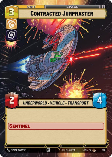 Contracted Jumpmaster (918) (Hyperspace Foil) (918) [Jump to Lightspeed]
