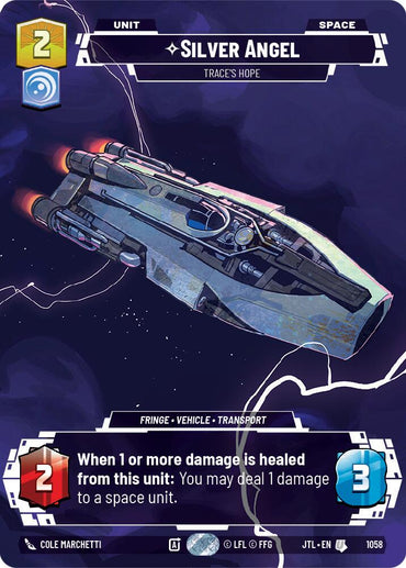 Silver Angel - Trace's Hope (1058) (Prestige Foil) (1058) [Jump to Lightspeed]