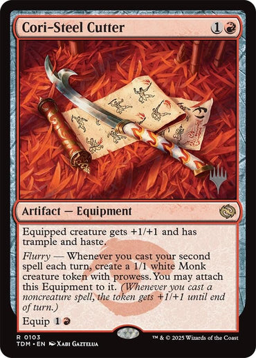 Cori-Steel Cutter [Tarkir: Dragonstorm Promos]