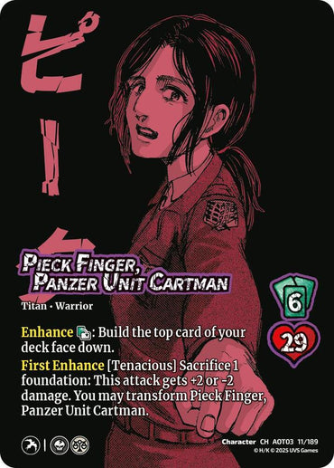Pieck Finger, Panzer Unit Cartman // Cart Titan, Finale