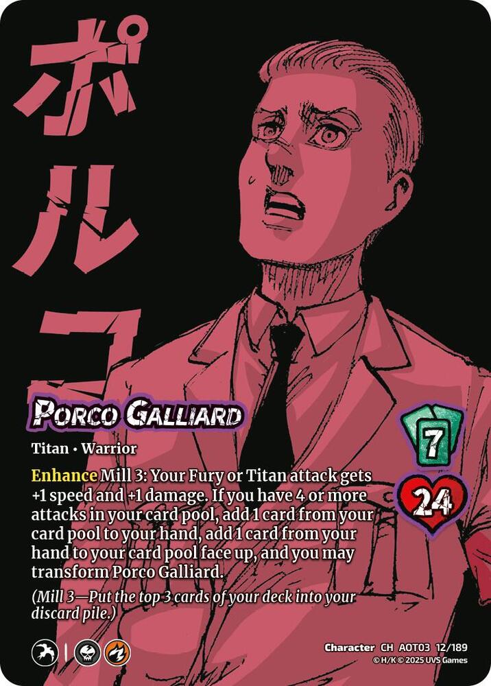 Porco Galliard // Jaw Titan, Crushing Biter