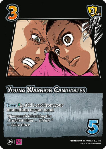 Young Warrior Candidates