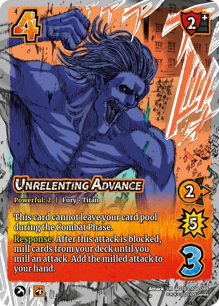Unrelenting Advance