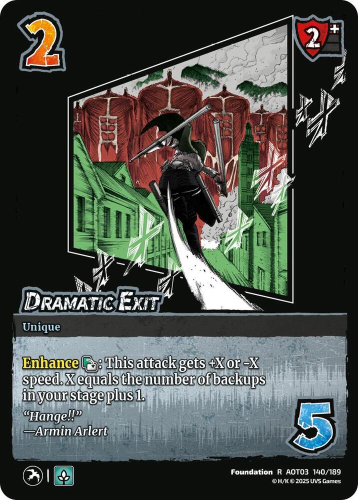 Dramatic Exit