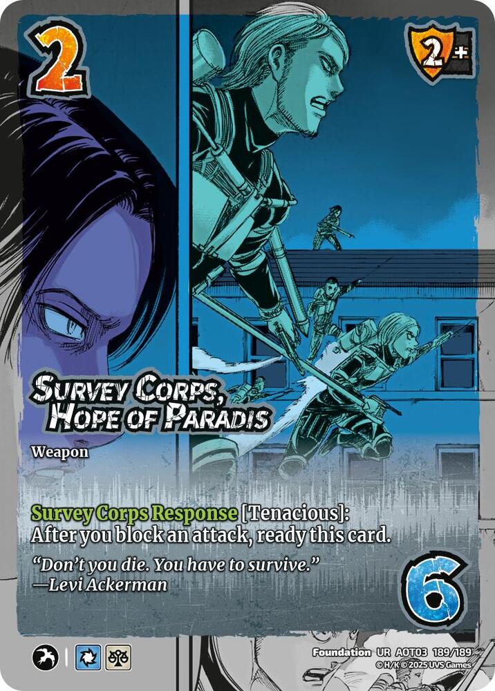 Survey Corps, Hope of Paradis