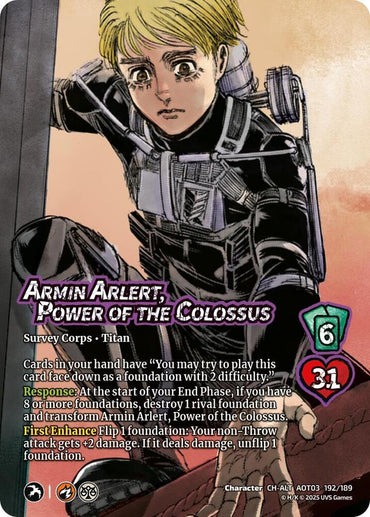 Armin Arlert, Power of the Colossus // Colossus Titan, Finale (Alternate Art)