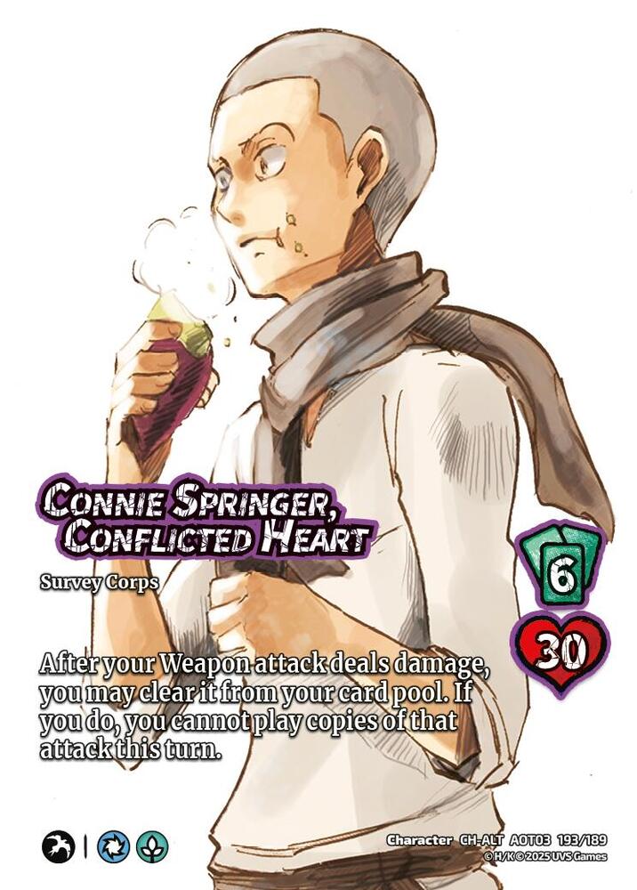 Connie Springer, Conflicted Heart (Alternate Art) - Foil