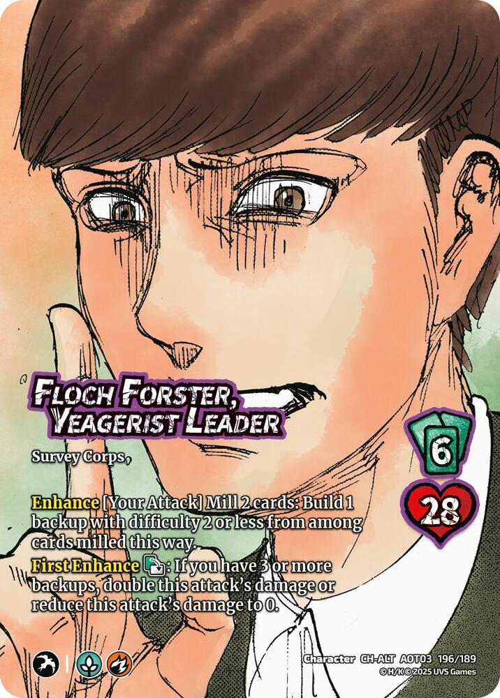 Floch Forster, Yeagerist Leader (Alternate Art) - Foil