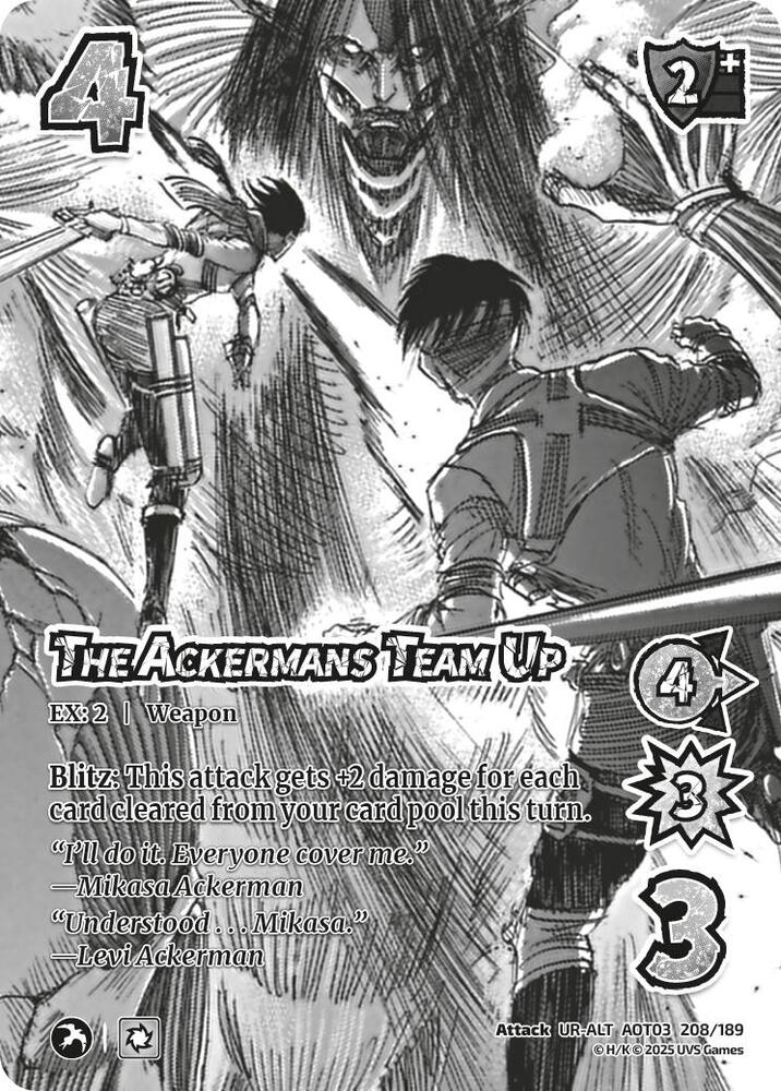 The Ackermans Team Up (Alternate Art) - Foil