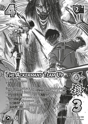 The Ackermans Team Up (Alternate Art) - Foil