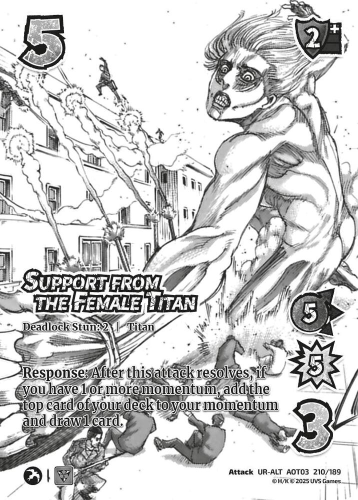 Support from the Female Titan (Alternate Art)