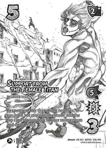Support from the Female Titan (Alternate Art)