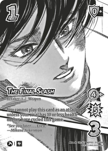 The Final Slash (Alternate Art) - Foil