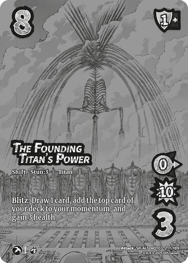 The Founding Titan's Power // Ymir Fritz (Alternate Art) - Foil