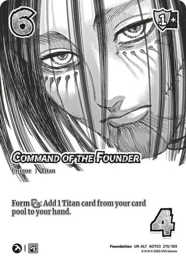 Command of the Founder (Alternate Art) - Foil