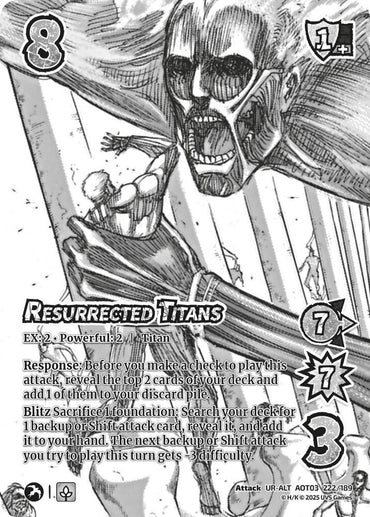 Resurrected Titans (Alternate Art) - Foil