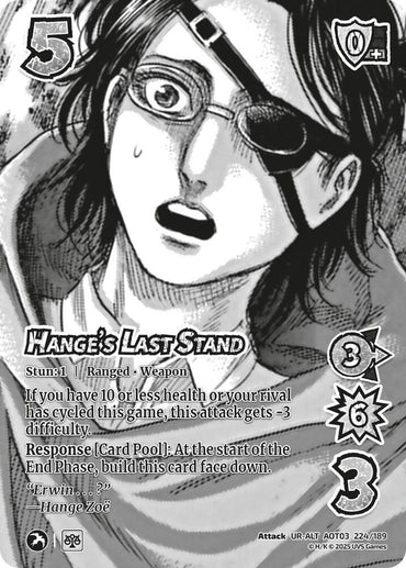 Hange's Last Stand (Alternate Art)