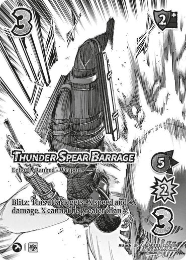 Thunder Spear Barrage (Alternate Art) - Foil