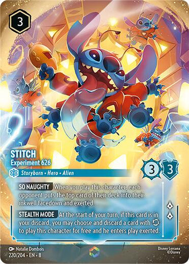 Stitch - Experiment 626 (Enchanted) (220/204) [Reign of Jafar]
