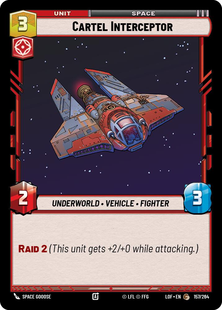 Cartel Interceptor (157/264) (157/264) [Legends of the Force]