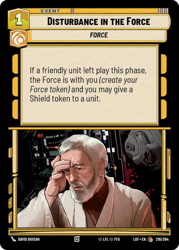 Disturbance in the Force (216/264) (216/264) [Legends of the Force]
