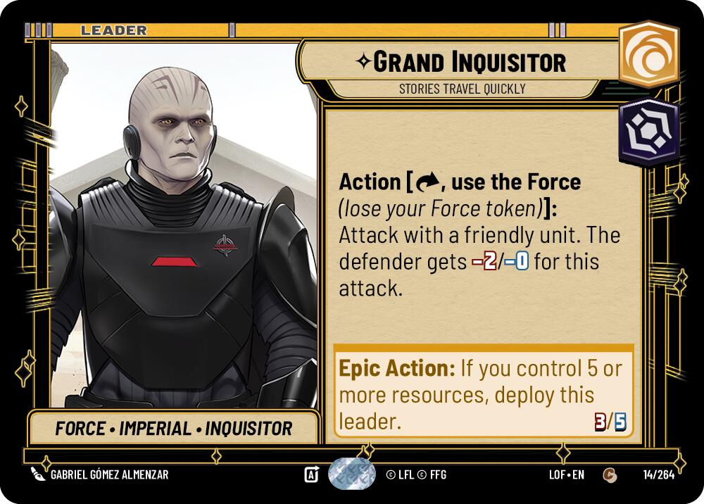 Grand Inquisitor - Stories Travel Quickly (014/264) (014/264) [Legends of the Force]