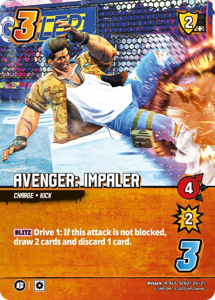 Avenger: Impaler (Alternate Art) - Challenger Series: Street Fighter 6 (SF6)