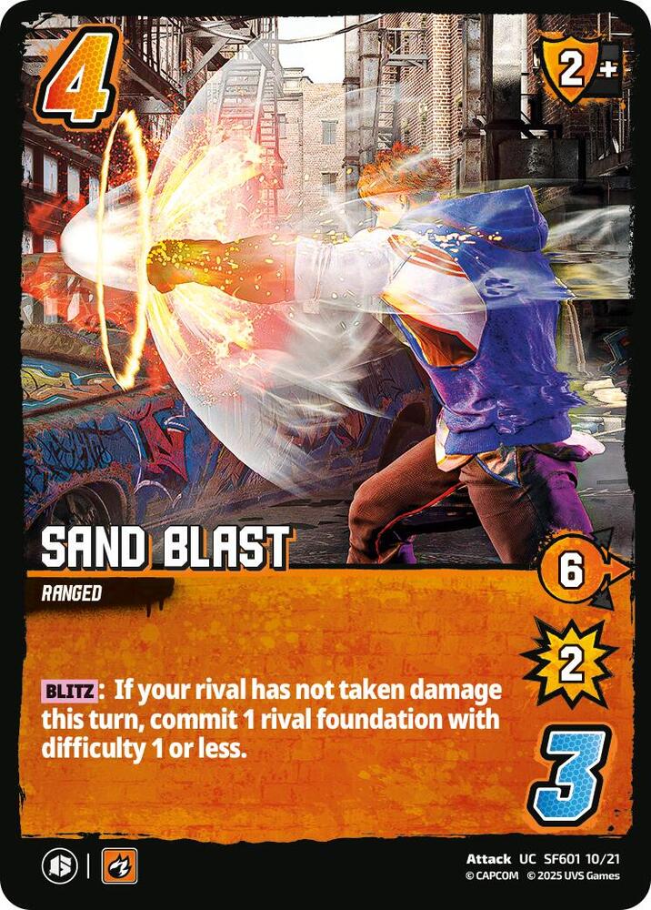 Sand Blast - Challenger Series: Street Fighter 6 (SF6) (Foil)